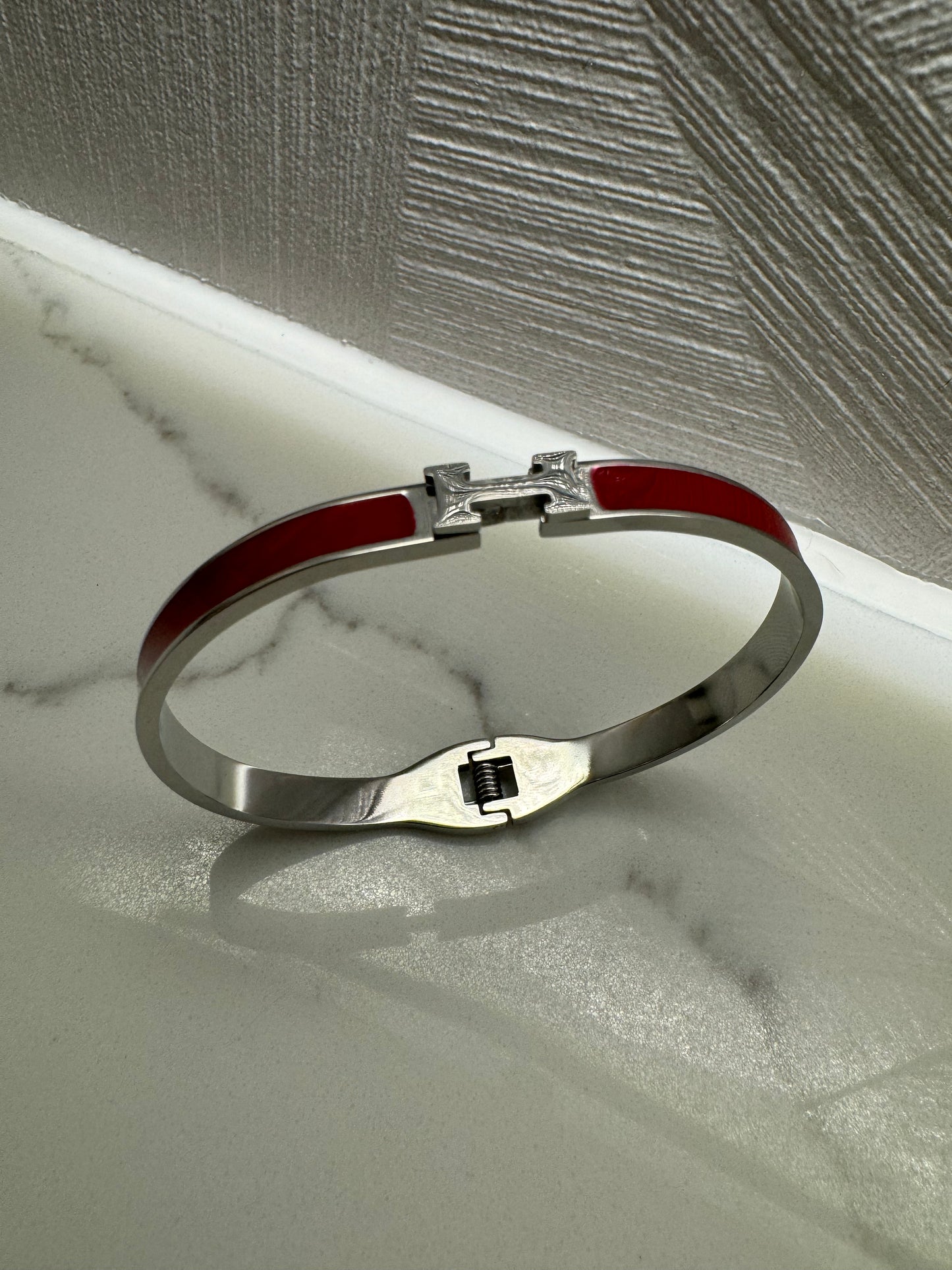 'H' Bracelet Silver