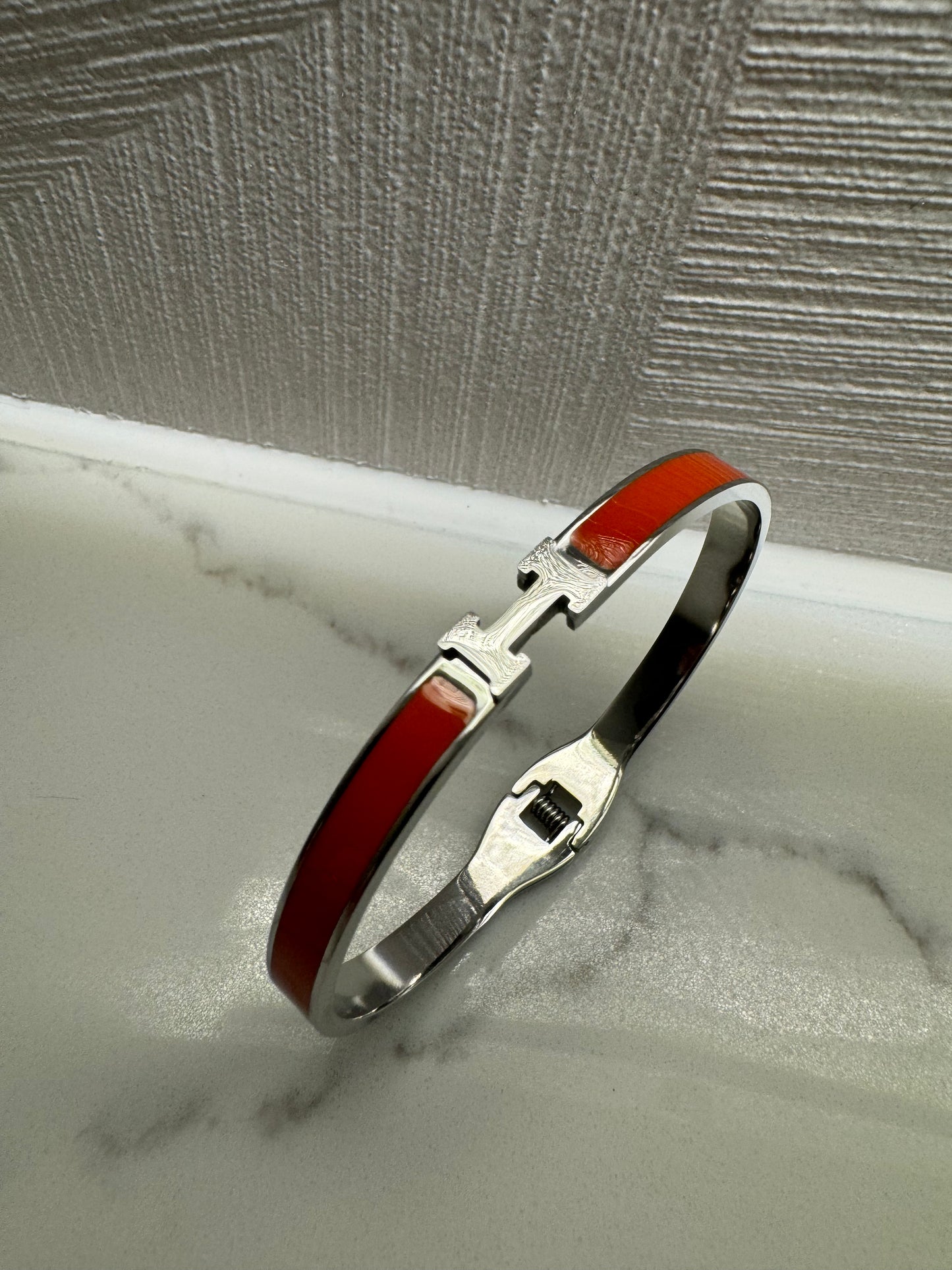'H' Bracelet Silver