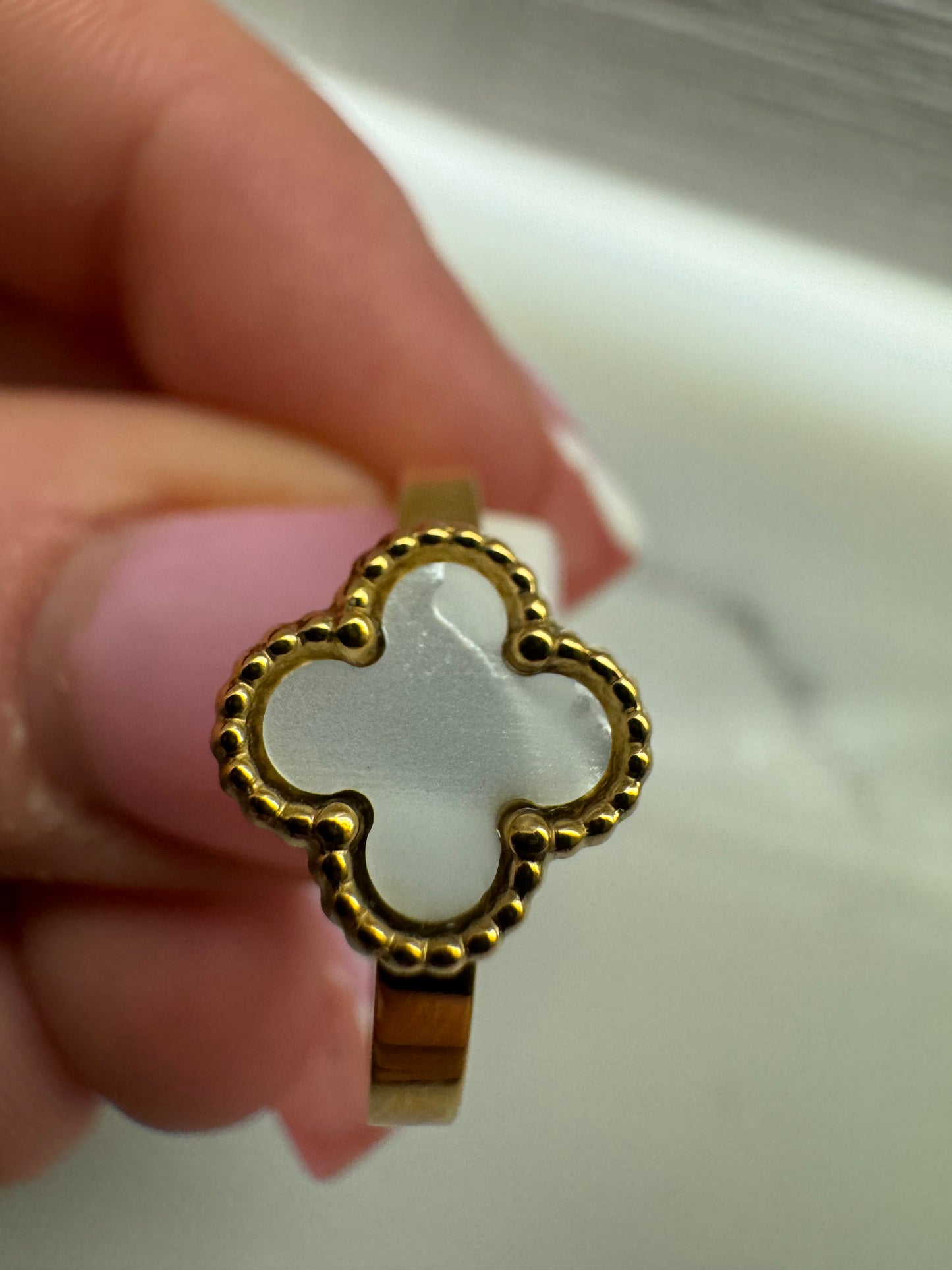 Gold Clover Ring