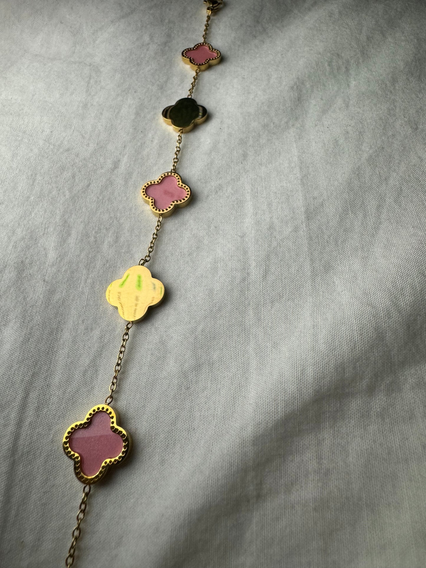 Gold Clover Bracelet