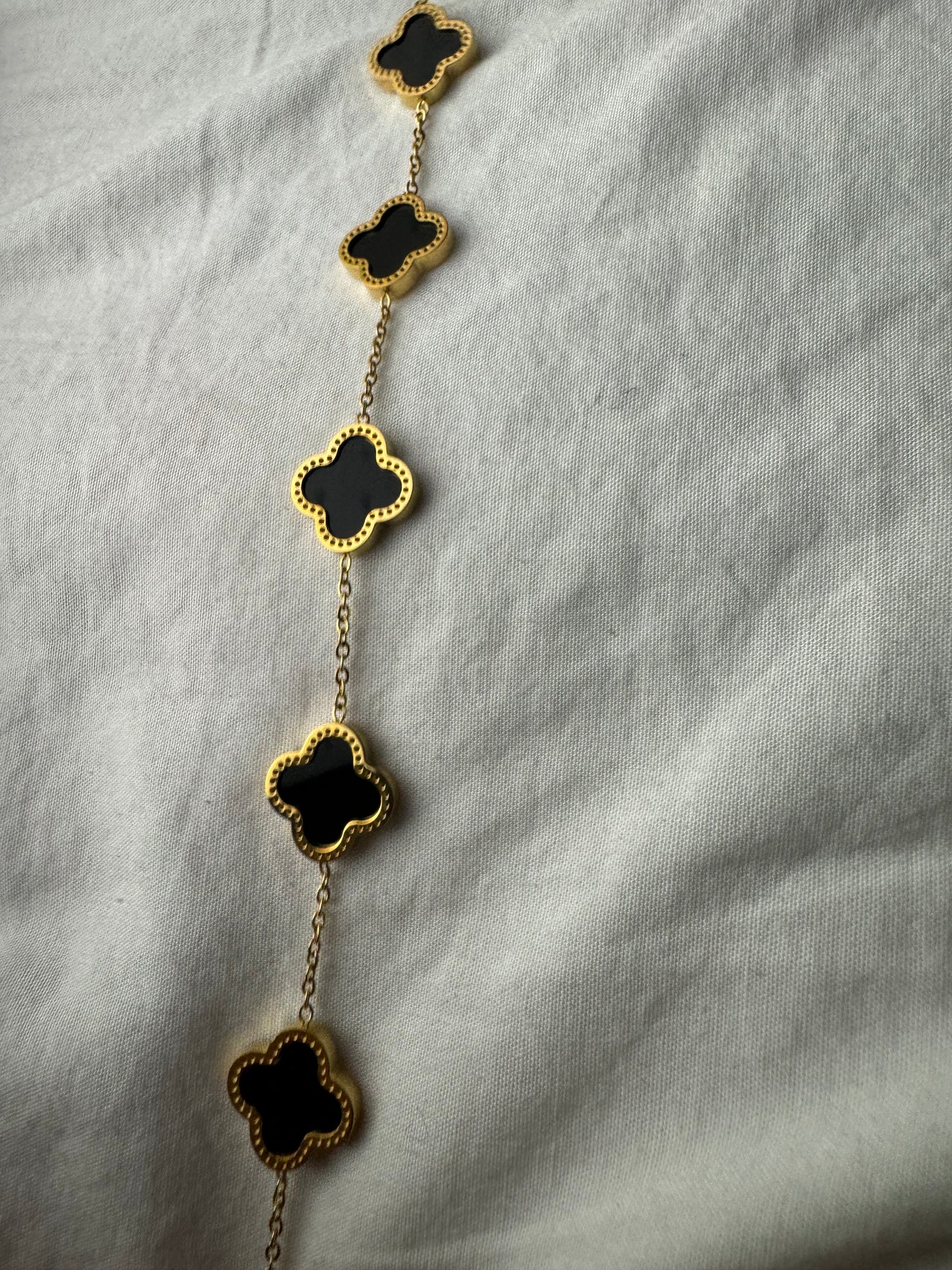 Gold Clover Bracelet