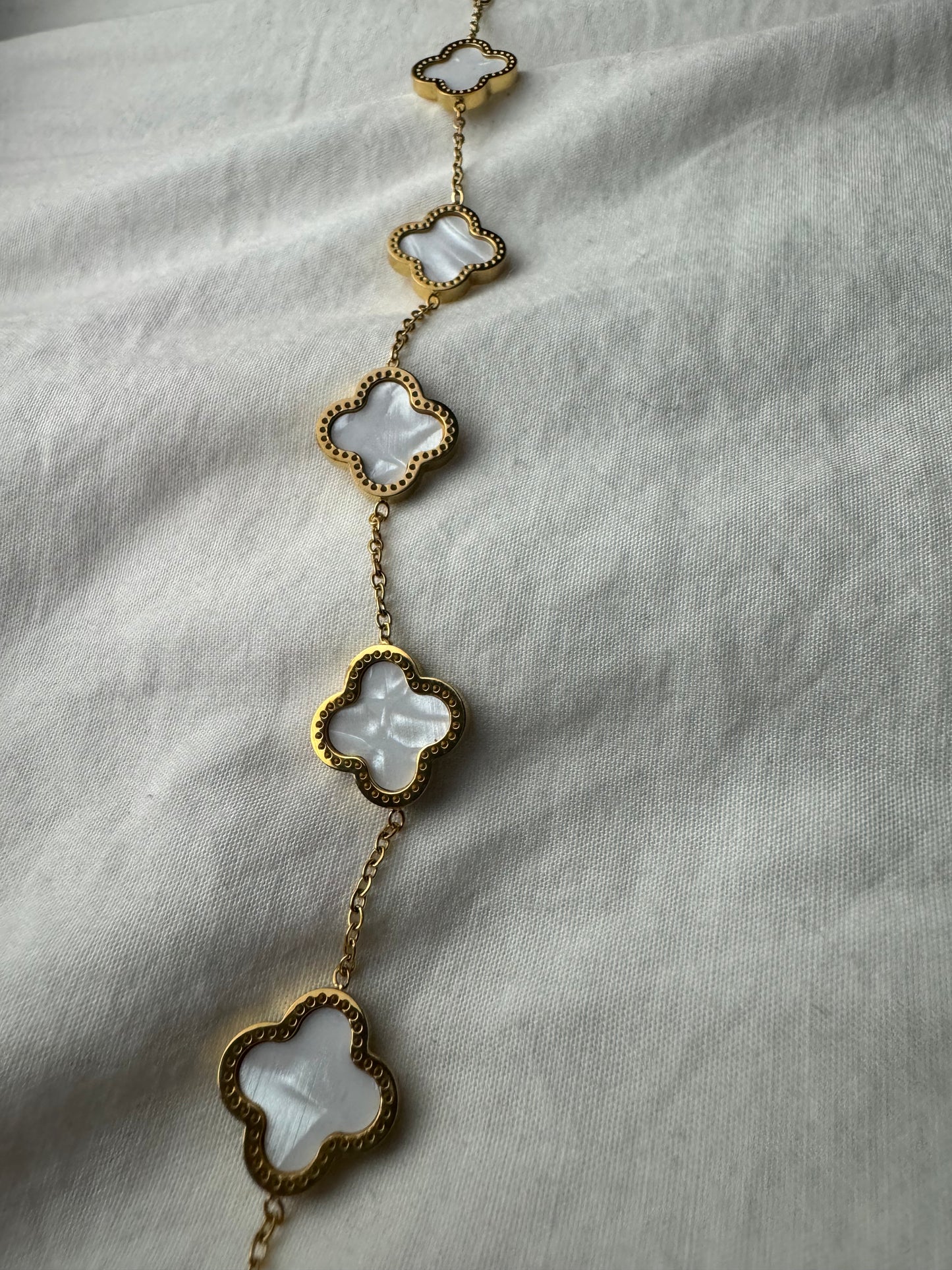 Gold Clover Bracelet